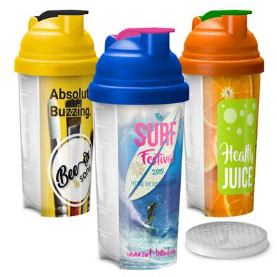 Picture of PLASTIC GYM PROTEIN SHAKER BOTTLE 700ML.