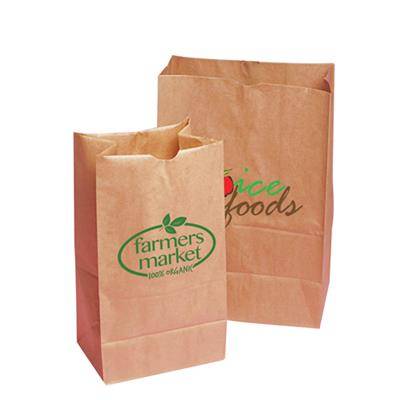 Picture of CUBE BLOCK BOTTOM PAPER BAG SMALL