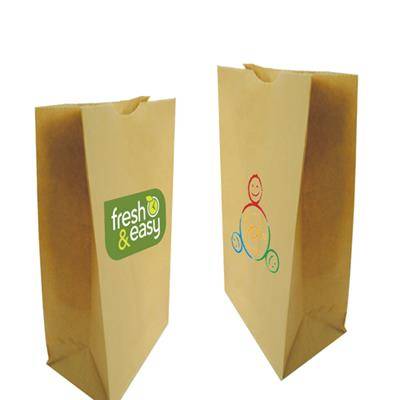 Picture of CUBE BLOCK BOTTOM PAPER BAG LARGE