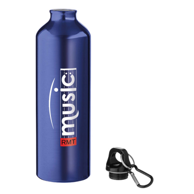 Picture of ALUMINIUM METAL BOTTLE with Carabiner (800Ml)