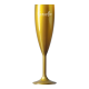 Picture of REUSABLE GOLD CHAMPAGNE FLUTE (187ML & 6