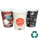 Picture of RECYCLABLE SINGLE WALL PAPER CUP - FULL COLOUR (12OZ & 340ML)
