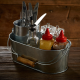 Picture of STAINLESS STEEL METAL OVAL CADDY