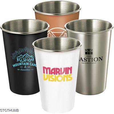Picture of STAINLESS STEEL METAL CUP 400ML.
