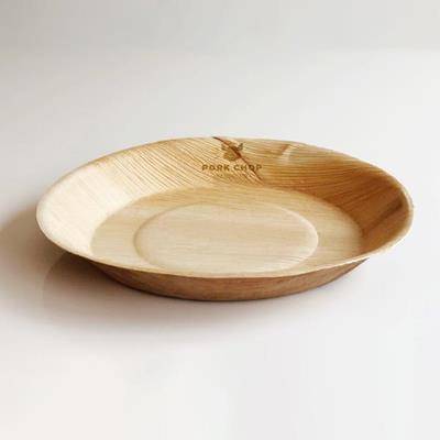 Picture of ROUND DISPOSABLE PALM LEAF PLATE