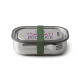 Picture of STAINLESS STEEL METAL LUNCH BOX LARGE - BLACK+BLUM