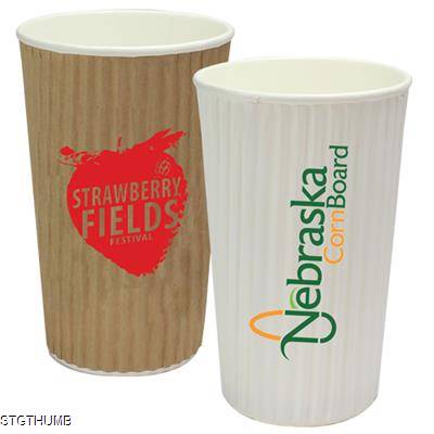 Picture of RIPPLED SIMPLICITY PAPER CUP 16OZ-455ML.