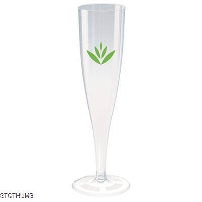 Picture of DISPOSABLE PLASTIC CHAMPAGNE FLUTE 157ML-6OZ.