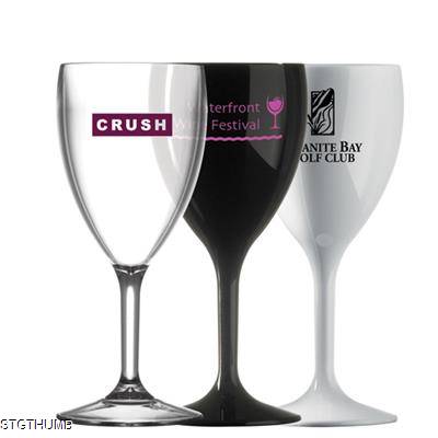 Picture of REUSABLE PLASTIC WINE GLASS 312ML-11OZ - POLYCARBONATE.