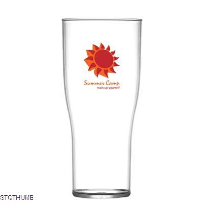 Picture of REUSABLE TULIP BEER GLASS 625ML-22OZ - POLYCARBONATE - CE.