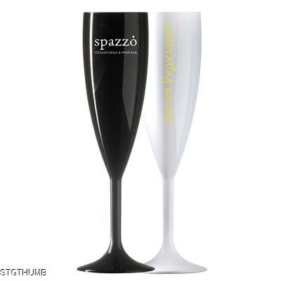 Picture of REUSABLE PLASTIC CHAMPAGNE FLUTE 187ML-6