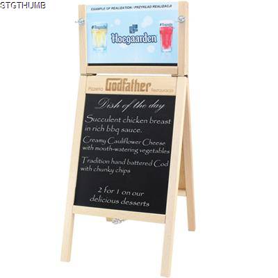 Picture of TABLE TOP MENU A-BOARD with Changeable Top Insert