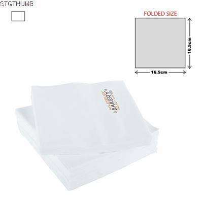 Picture of WHITE LUNCH NAPKIN 3PLY 33X33CM.