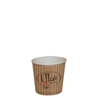 Picture of RIPPLED PAPER CUP - FULL COLOUR 4OZ-115ML.