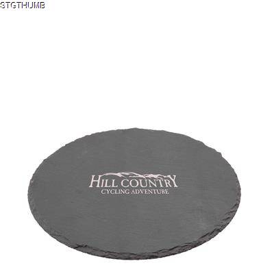 Picture of NATURAL EDGE SLATE PLATTER 30CM ROUND