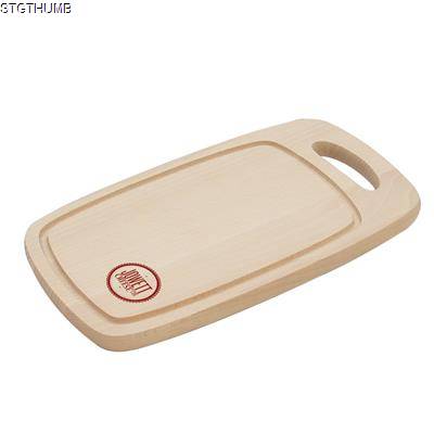 Picture of OVAL WOOD CHOPPING BOARD with Handle.