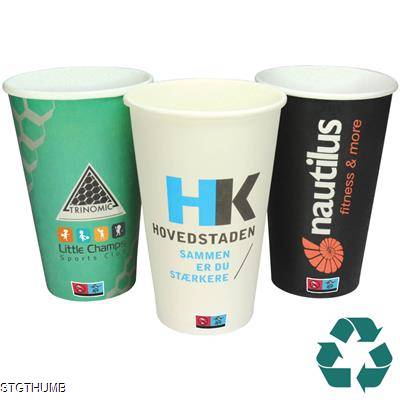 RECYCLABLE DOUBLE WALL PAPER CUP.