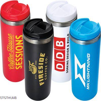 Picture of THERMAL INSULATED STEEL TRAVEL MUG 400ML.