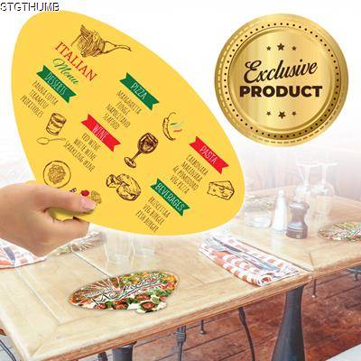 Picture of 3-IN-1 PLACEMAT, MENU AND HAND FAN