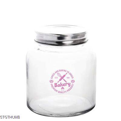 Picture of VOGUE GLASS SCREW TOP DRY FOOD JAR - 330ML