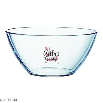 Picture of COSMOS GLASS SERVING BOWL 230MM/9".