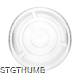 Picture of PLA FLAT CUP LID NO HOLE (FITS 16 & 22OZ)