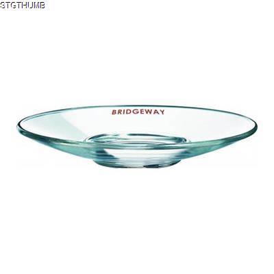 Picture of VOLUTO ROUND GLASS SAUCER 120MM/4.
