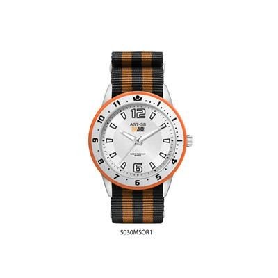 Picture of SPORTS WATCH with Fabric Nato Strap in Black & Orange
