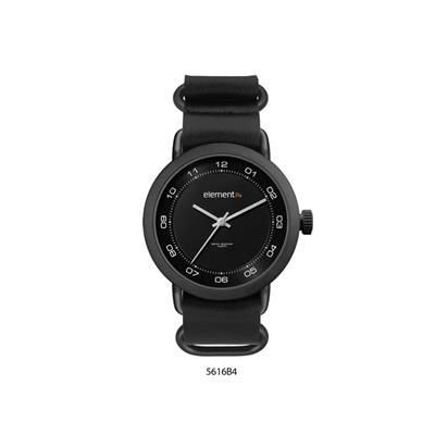 Picture of BLACK IONIC PLATED MENS WATCH
