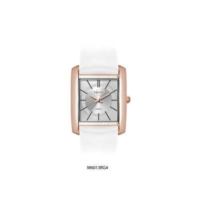 Picture of SQUARE WATCH with White Strap