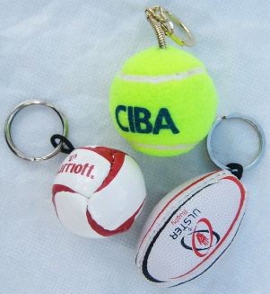 Picture of SPORTS BALL KEYRING.