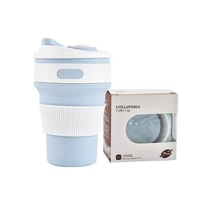 Picture of COLLAPSIBLE CUP in Light Blue.