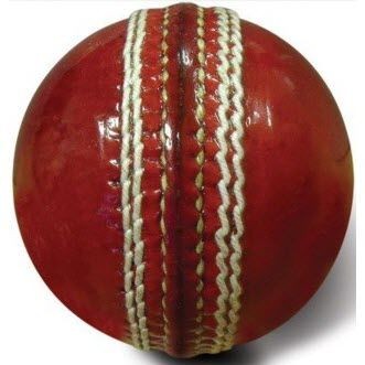 Picture of FULL SIZE LEATHER CRICKET BALL.