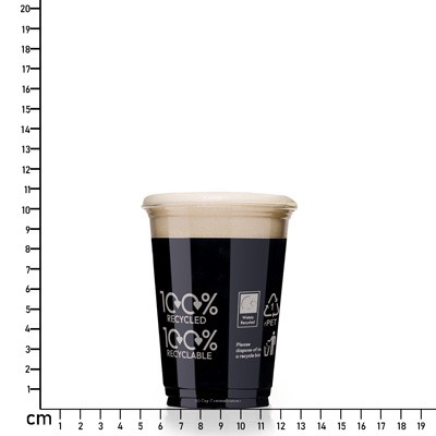 Picture of 284ML (10OZ) RECYCLED PLASTIC HALF PINT CUP