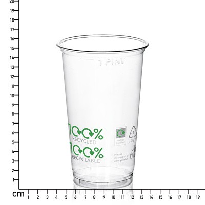 Picture of 640ML (22OZ) RPET OVERSIZE PINT-TO-LINE FOR MDUS