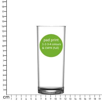Picture of 284ML (10OZ) SHATTERPROOF HALF PINT HIGHBALL (70G)