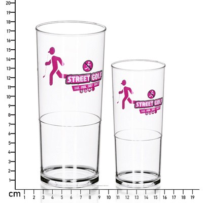 Picture of 568ML (20OZ) SHATTERPROOF STACKING EASY-DRY NUCLEATED PINT GLASS (103G)