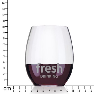 Picture of 390ML (12OZ) BLOWN TRITAN STEMLESS WINE GLASS