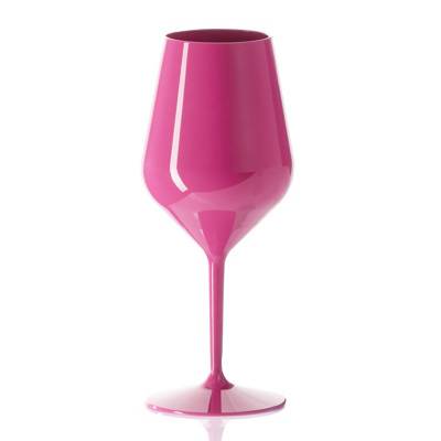 Picture of PINK WINE GLASS.