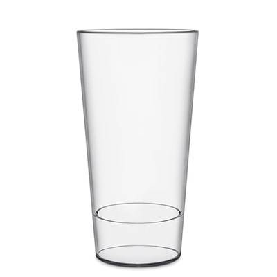 Picture of REUSABLE CLEAR TRANSPARENT STACKING PLASTIC GLASS