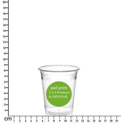 Picture of 200ML (7OZ) PLANT-DERIVED COMPOSTABLE SUSTAINABLE PLASTIC CUP