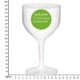 Picture of 460ML (12OZ) WHITE GIN GLASS in Shatterproof & Reusable Plastic