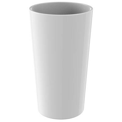 Picture of STAND OUT WHITE PINT GLASS.