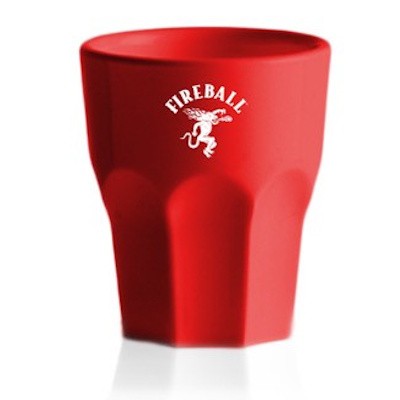 Picture of 50ML (2OZ) COLOUR-MATCH PRINTED REUSABLE PLASTIC SHOT GLASS