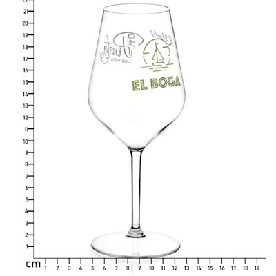 Picture of 470ML (250ML SERVE) SHATTERPROOF WINE GLASS in Many Colours From Stock