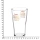 Picture of 568ML (20OZ) LONG-LIFE PINT GLASS MADE with Recycled Plastic (120g)