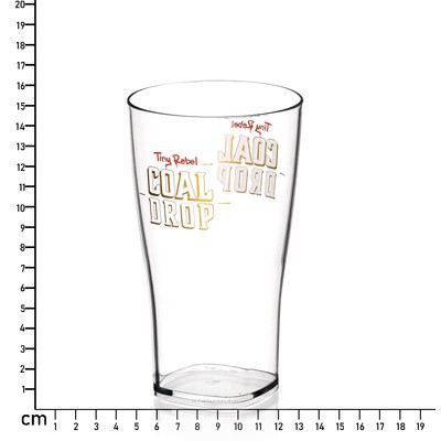 Picture of 568ML (20OZ) LONG-LIFE PINT GLASS MADE with Recycled Plastic (120g)
