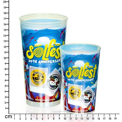 Picture of 568ML (PINT-TO RIM), 638ML (PINT-TO-LINE) REUSABLE FULL COLOUR EVENT PINTS (47G)