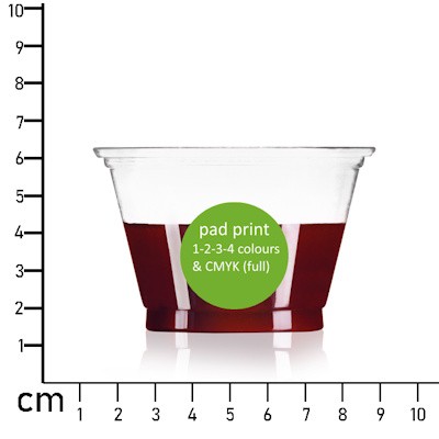 Picture of 100ML (4OZ) ENVIRONMENTALLY-FRIENDLY CLEAR TRANSPARENT TASTER SHOT CUP