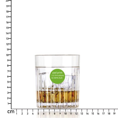 Picture of 350ML (10OZ SERVE) SHATTERPROOF STACKING MILANO LOW BALL GLASS